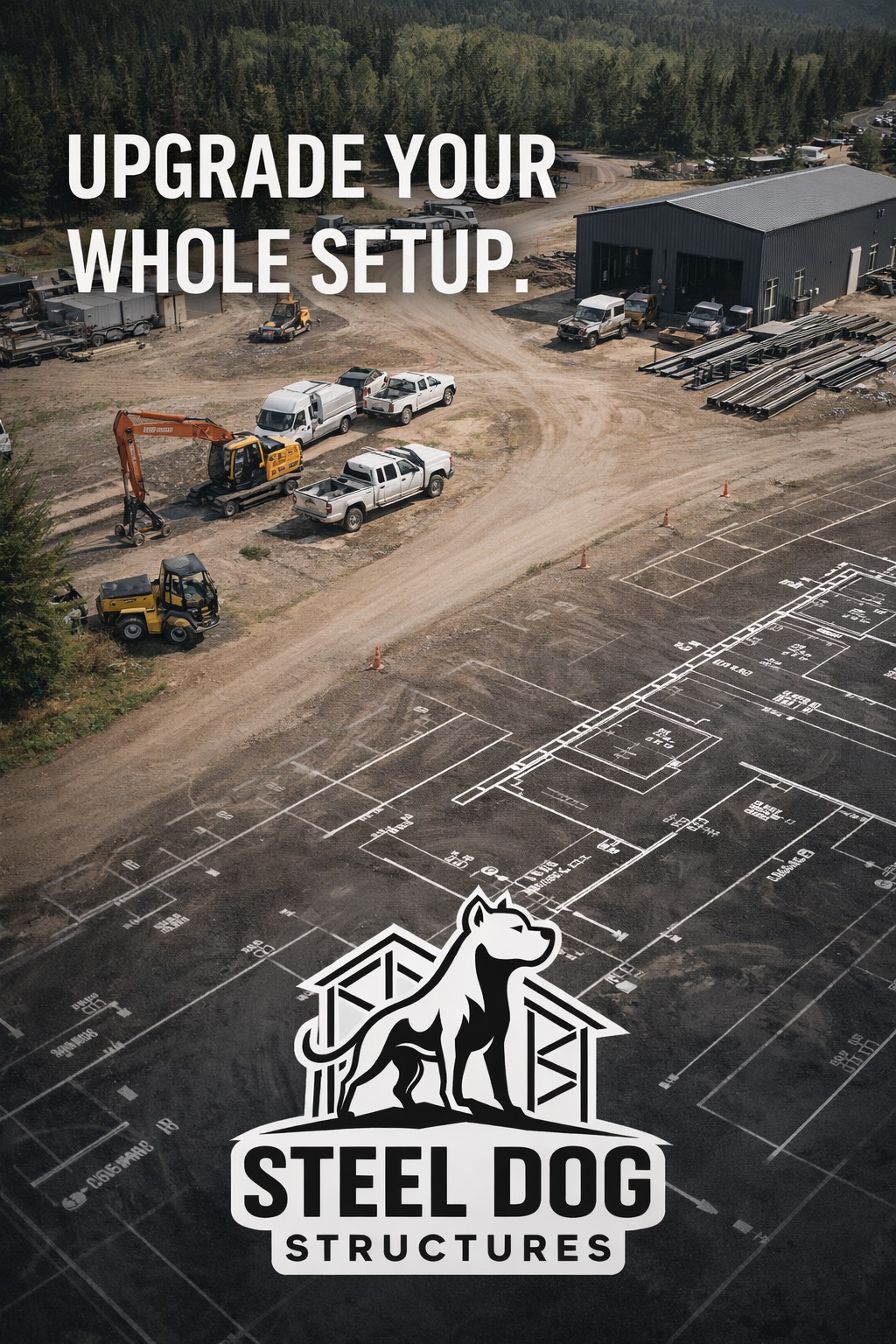 Aerial view of the Rico water infrastructure site